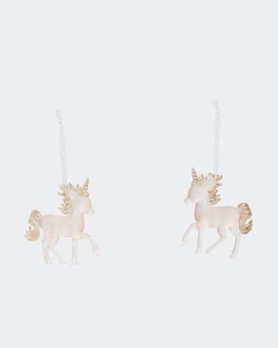 Pink Unicorn Decorations - Pack Of 2 thumbnail