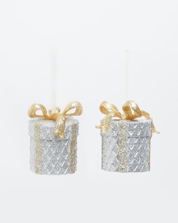 Present Decorations - Pack Of 2
