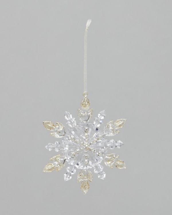Glittering Snowflake Decoration