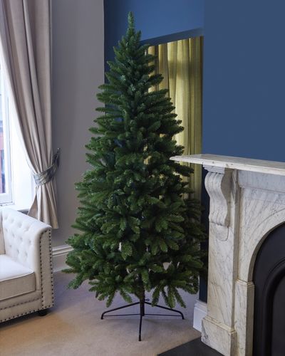 7ft Half Evergreen Christmas Tree
