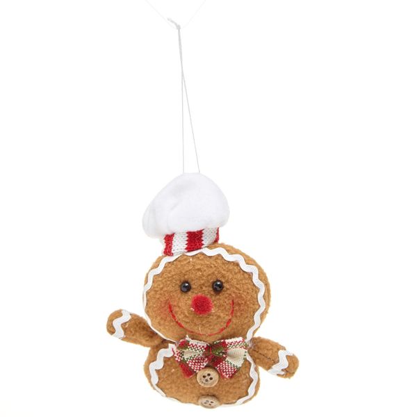Gingerbread Novelty Plush Hanging Decoration