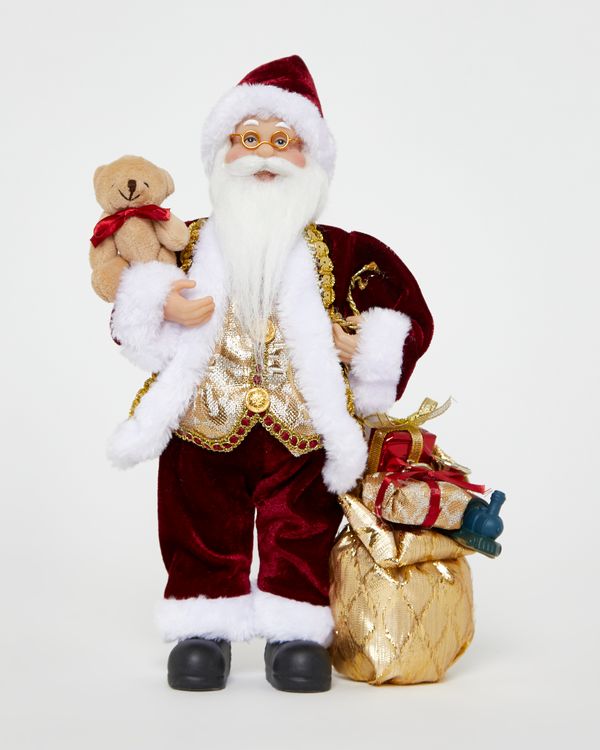 Santa Figurine With Presents