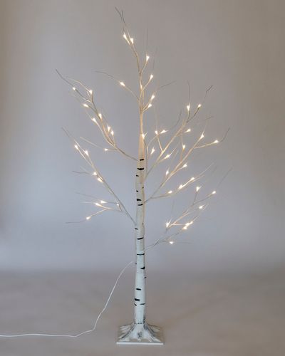 Light Up LED Birch Tree Decoration