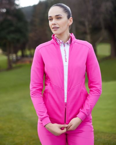 Pádraig Harrington Golf Ottoman Jacket In Pink