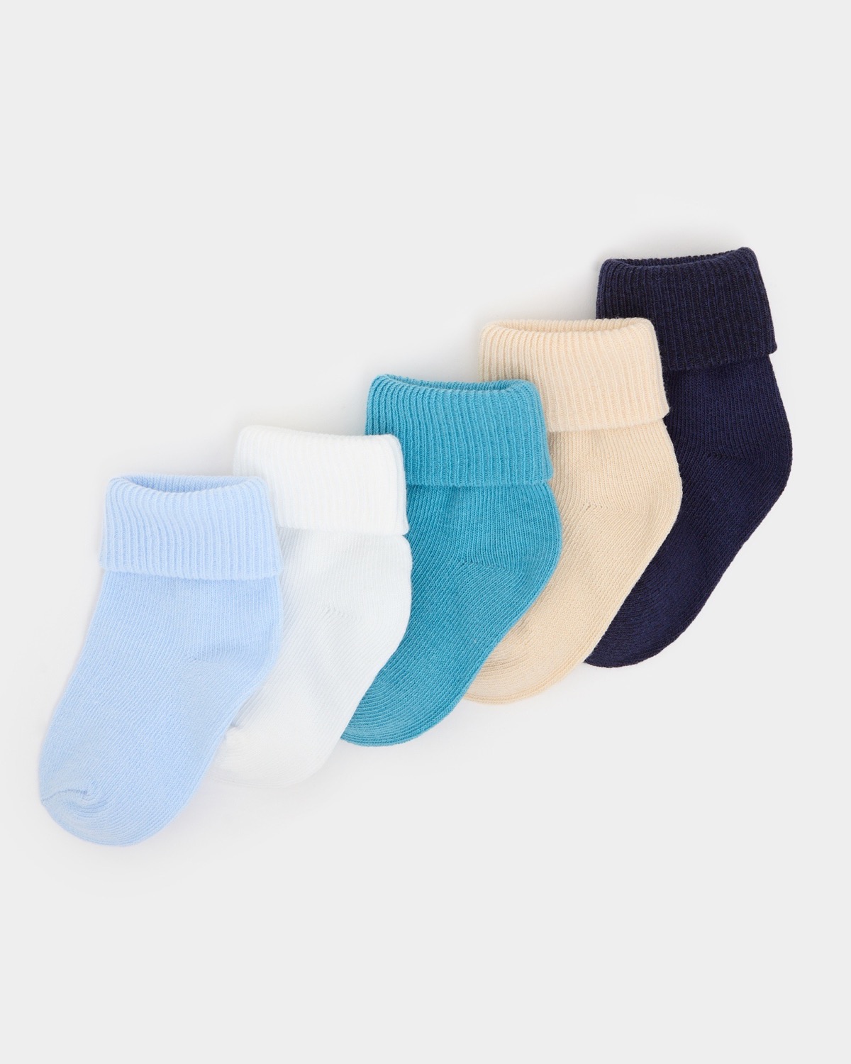 Dunnes Stores | Multi Baby Boys Tot Socks - Pack Of 5