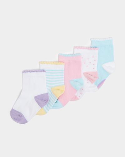 Baby Girls Design Socks - Pack Of 5 thumbnail