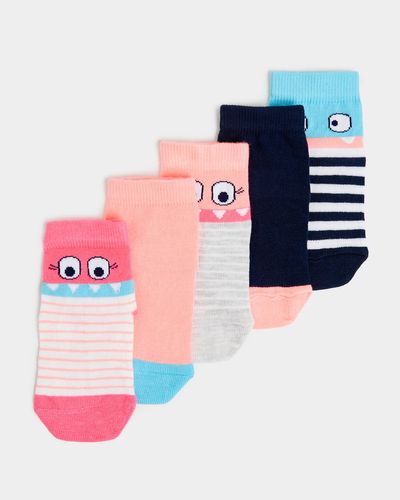 Baby Girls Design Socks - Pack Of 5 thumbnail