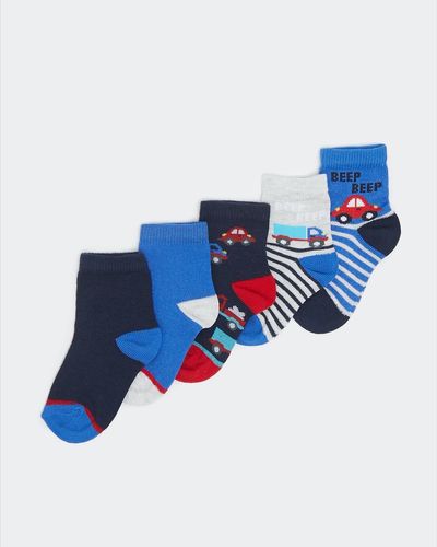 Baby Boy Design Socks - Pack Of 5 thumbnail