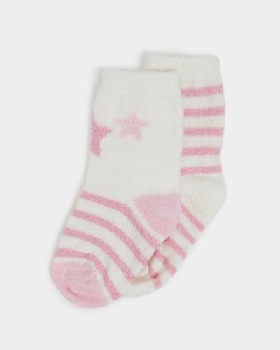 Baby Girls Fluffy Socks - Pack of 2