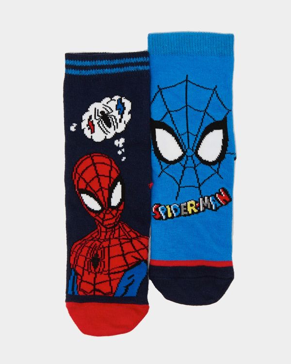 Baby Boys Spiderman Socks - Pack Of 2