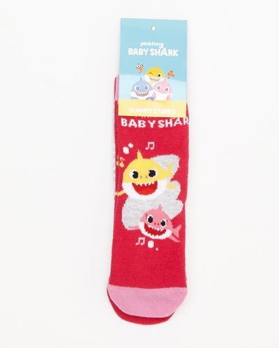 Baby Girls Baby Shark Sock - Pack of 2 thumbnail