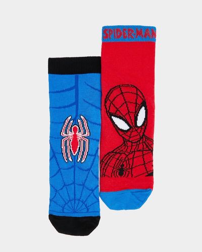 Baby Boys Spiderman Sock - Pack Of 2 thumbnail