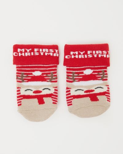 My First Christmas Bootie Socks thumbnail