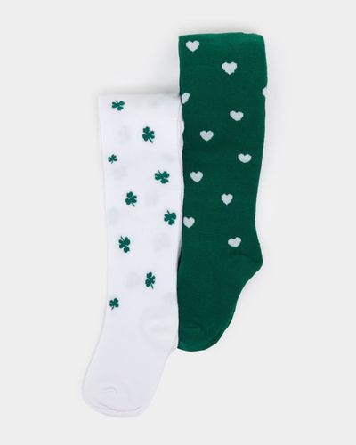 St Patrick's Day Tights - Pack Of 2 (2 - 10 years) thumbnail