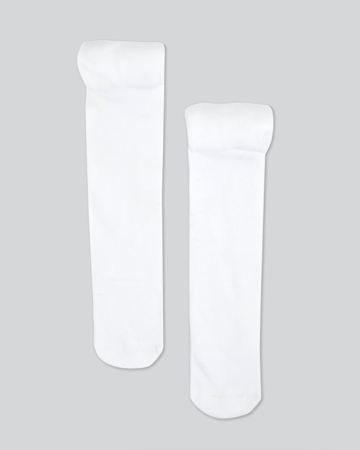 Dunnes Stores | White Premium Cotton-Rich Tights - Pack Of 2 - (3-14 Years)