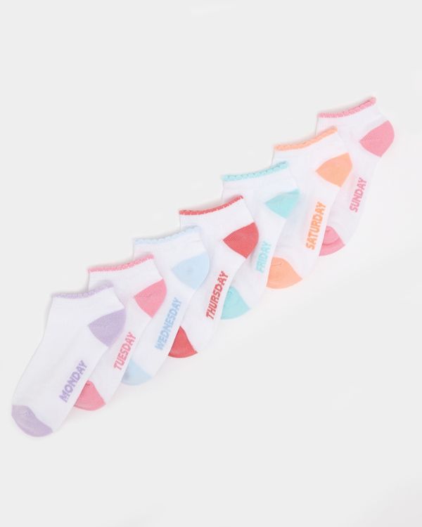 Cotton Rich Trainer Socks - Pack Of 7