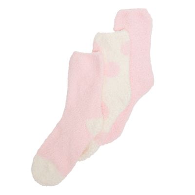 Girls Cosy Fluffy Socks - Pack Of 3 thumbnail