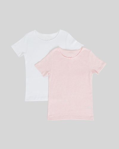 Girls Thermal Short-Sleeved T-shirts - Pack Of 2 (2 - 14 years) thumbnail