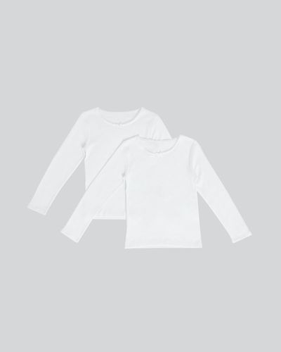 Girls Thermal Long-Sleeved Tops - Pack Of 2 (2-14 Years)