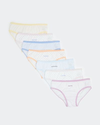 Girls Printed Briefs - Pack Of 7 (2-14 years) thumbnail