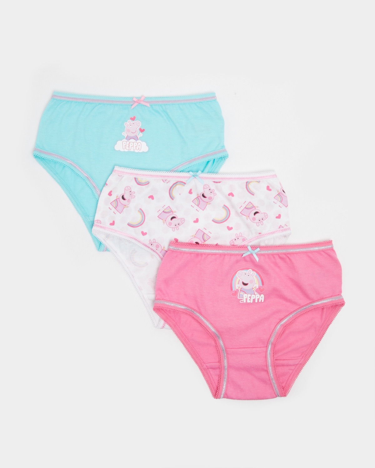 Dunnes Stores  Multi Peppa Pig Briefs - Pack Of 3 (2-6 years)
