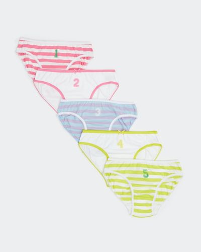 Girls Briefs - Pack Of 5 - (2-14 years) thumbnail