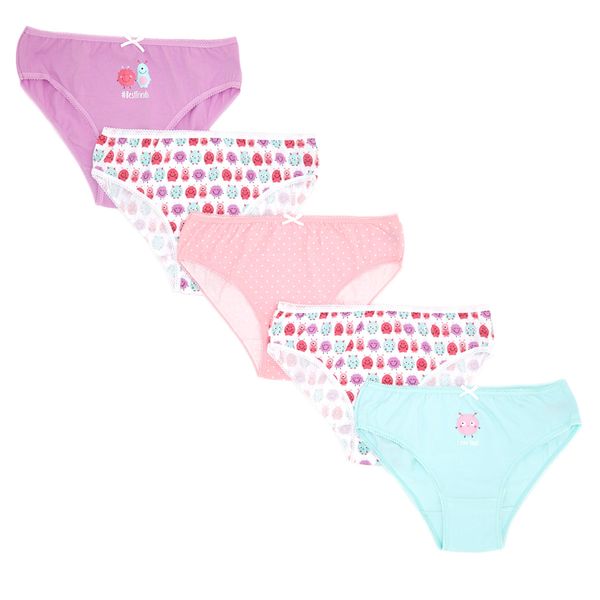 Girls Briefs - Pack Of 5 (2-12 years)