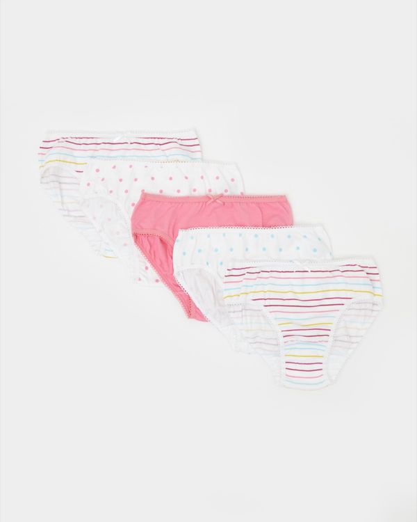 Girls Briefs - Pack Of 5 (2-14 Years)
