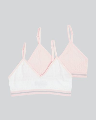 Seamfree Strappy Crop Top - Pack Of 2 (9 - 14 years) thumbnail