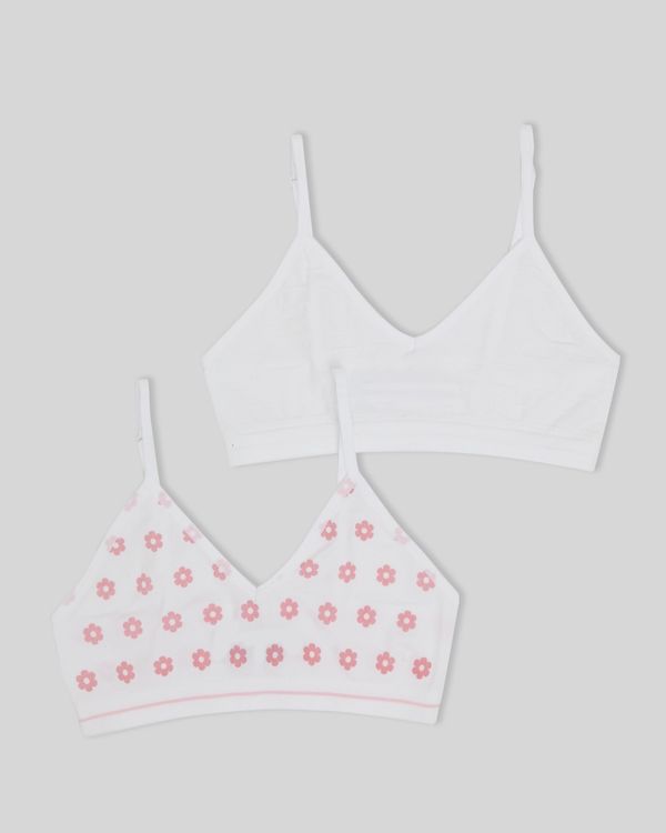 Seamfree Strappy Crop Top - Pack Of 2 (9-14 Years)