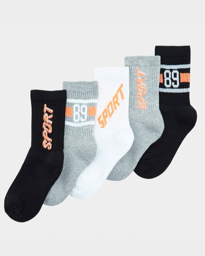 Boys Sports Socks - Pack Of 5 thumbnail