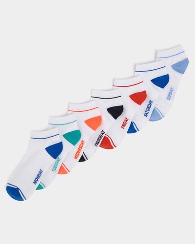 Days Of The Week Trainer Socks - Pack Of 7