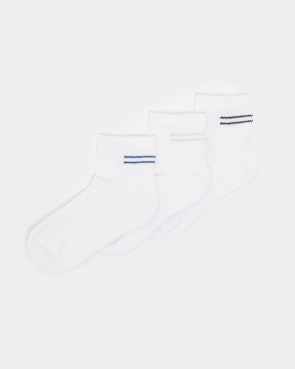 Striped Sports Socks - Pack Of 3