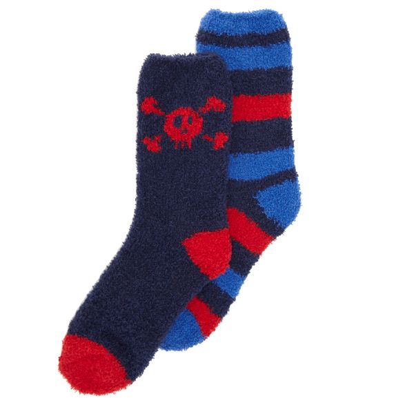 Boys Fluffy Socks - Pack Of 2