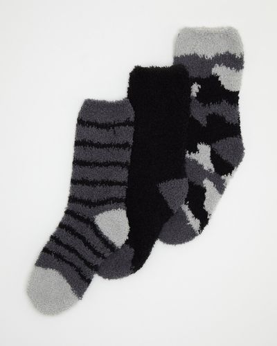 Kids Fluffy Socks - Pack Of 3 thumbnail
