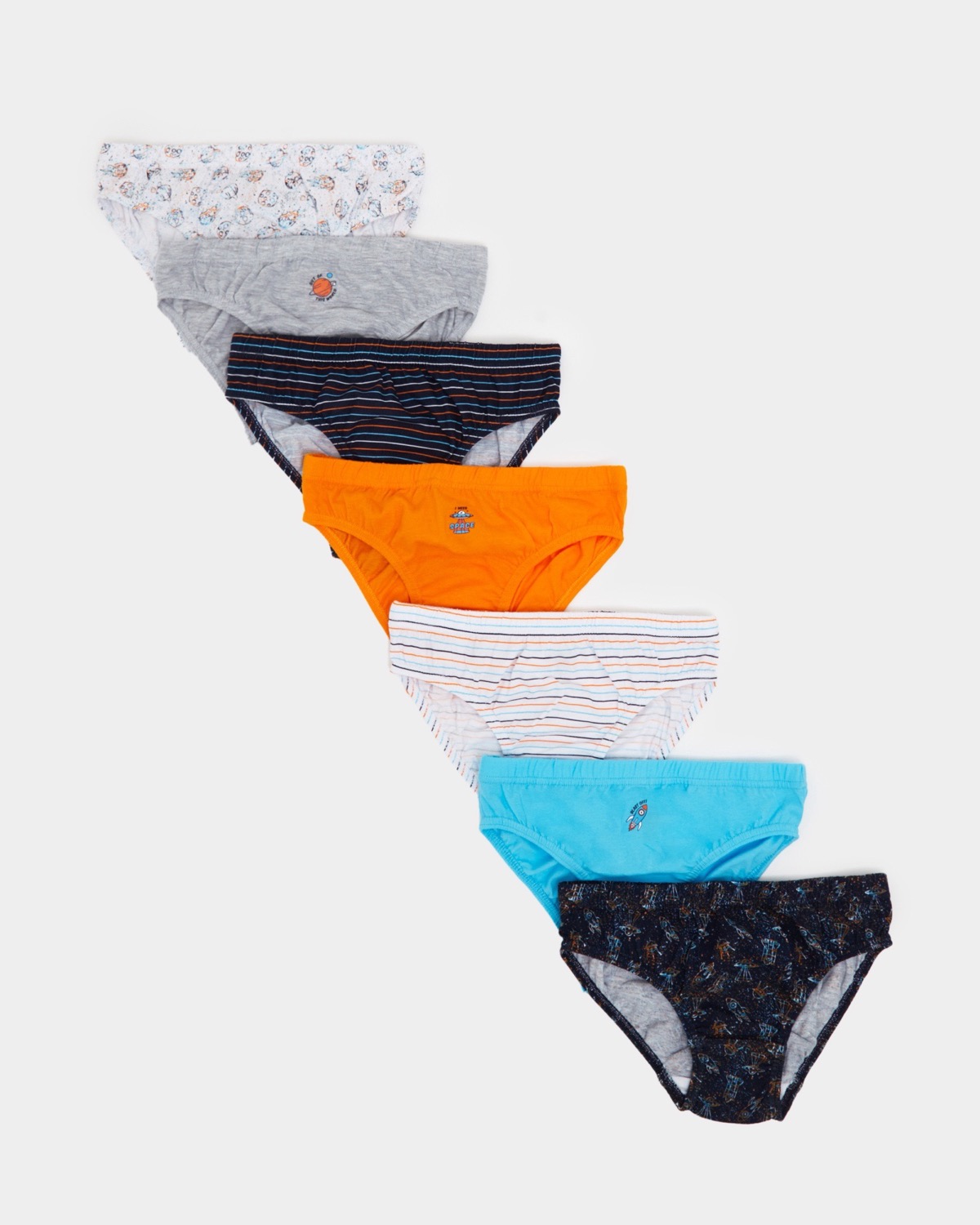 Dunnes Stores | Turquoise Boys Briefs - Pack Of 7