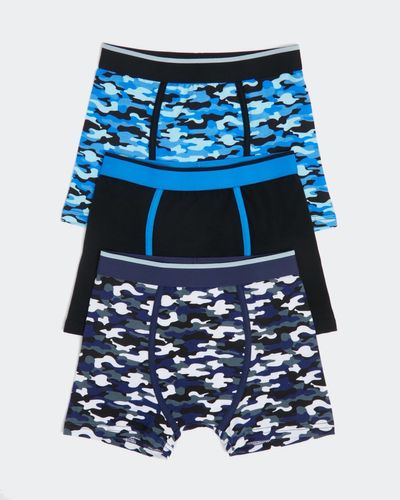 Boys Jersey Trunks - Pack Of 3 - (2-14 years) thumbnail