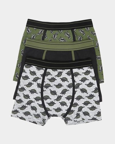Boys Jersey Trunks - Pack Of 3 (2 - 10 years)