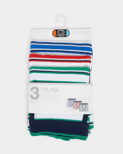 Boys Jersey Trunks - Pack Of 3 - (2-10 years) thumbnail