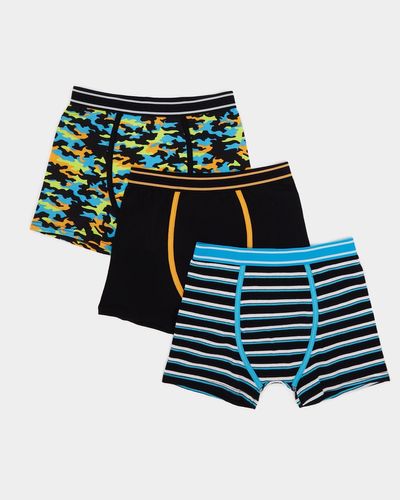 Boys Jersey Trunks - Pack Of 3 (2-14 years) thumbnail