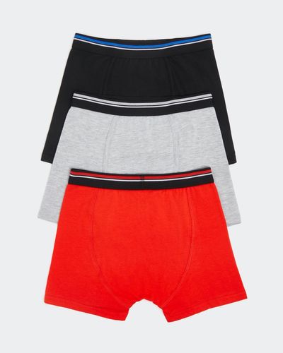 Boys Cotton Rich Jersey Trunks - Pack Of 3 - (2-14 Years) thumbnail