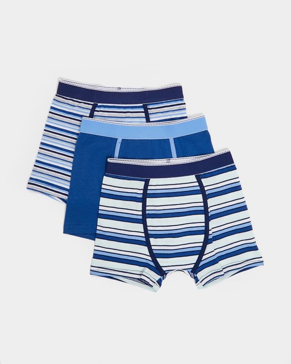 Boys Jersey Trunks - Pack Of 3 (2 - 10 Years)
