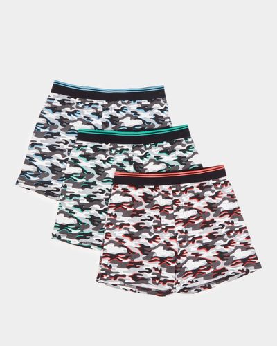 Boys Loose Fit Jersey Boxers - Pack Of 3 - (3-14 years) thumbnail