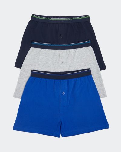 Boys Loose Fit Jersey Boxers - Pack Of 3 (3 - 14 Years) thumbnail