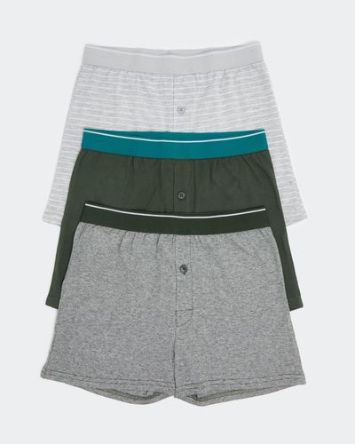 Loose Fit Cotton Rich Jersey Boxers - Pack Of 3 thumbnail