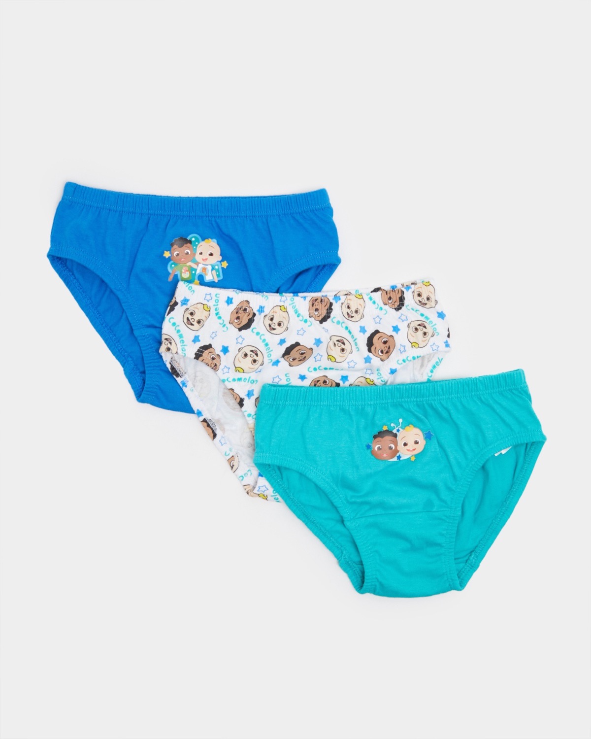 Dunnes Stores  Blue CoComelon Briefs - Pack Of 3