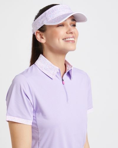 Pádraig Harrington Golf Pink Dash Printed Visor