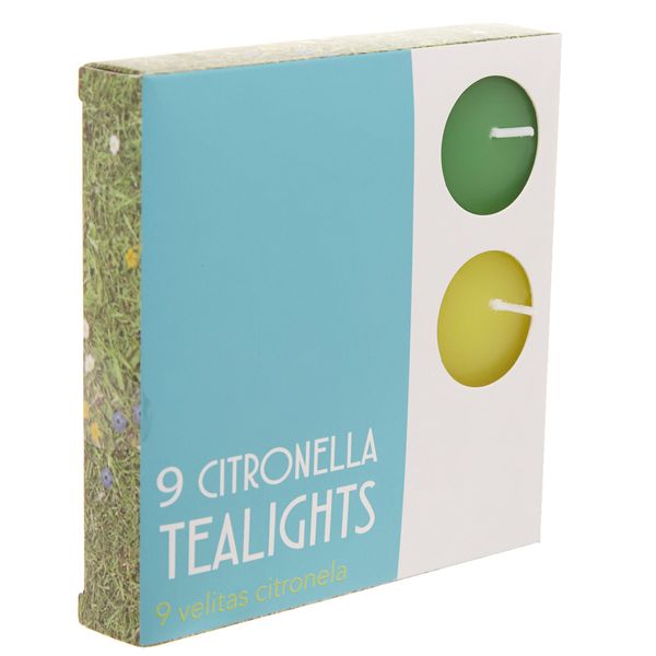 Citronella Tealights - Pack Of 9
