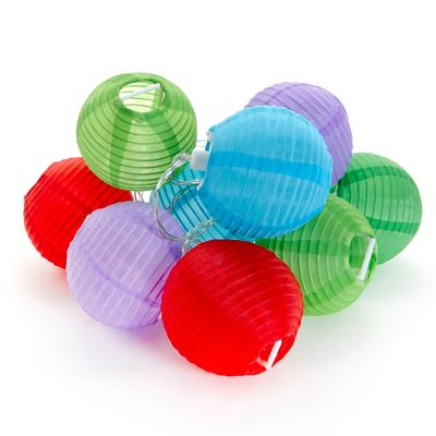 Colour Ball Solar Lanterns - Pack of 10 thumbnail