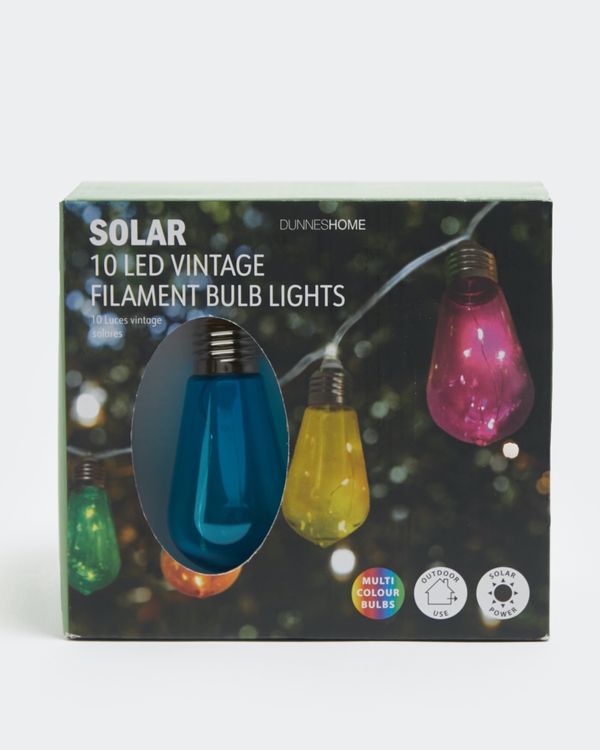 Colour Vintage Solar LED Lights
